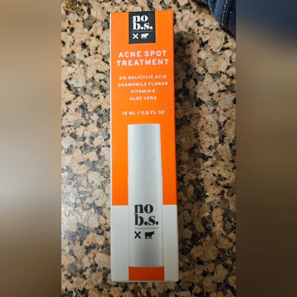 NIB No B.S. Acne Spot Treatment Salicylic Acid Vitamin C Aloe Vera 15ml